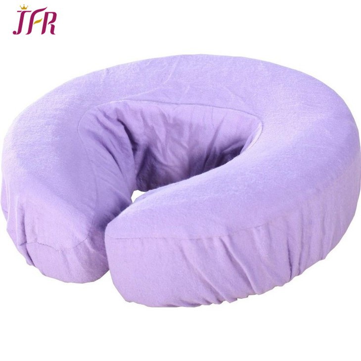 Capas de descanso facial de flanela para mesas de massagem