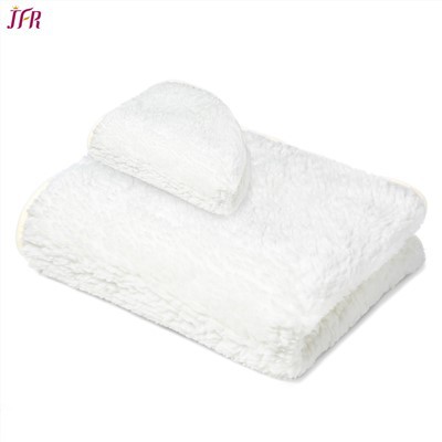 Almofada para mesa de massagem de lã e conjunto de berço facial